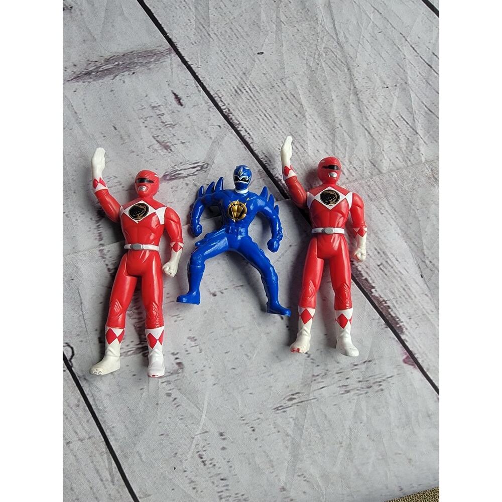 Power Ranger Action Figure Lot Of 3 McDonalds Toys